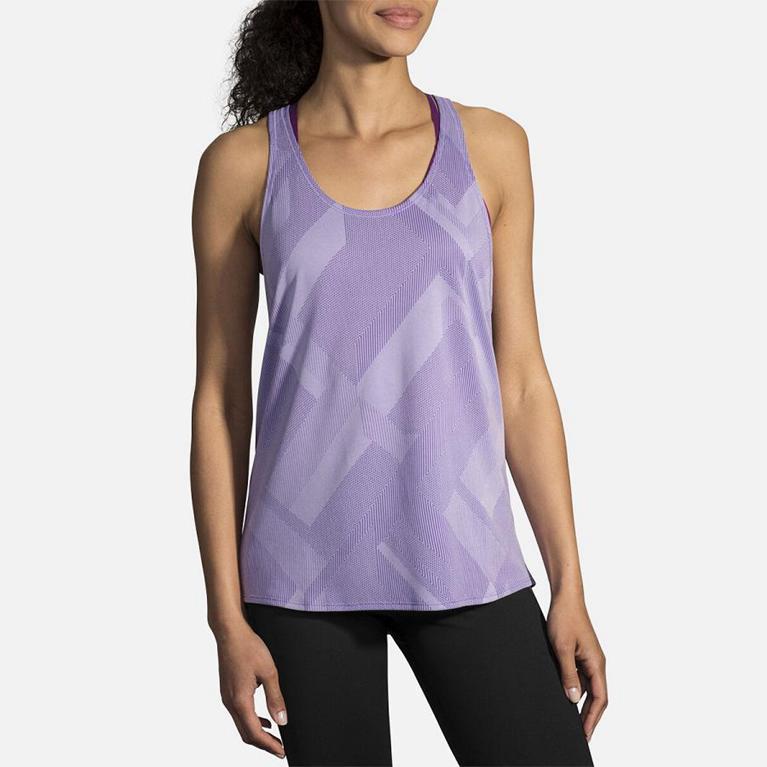 Brooks Women's Array Running Tank Top - Purple (AVTP82019)